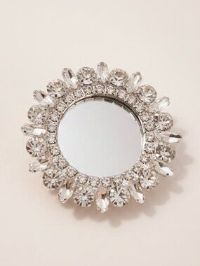 Bling Rhinestone Mirrored Smartphone Adhesive Knob. Brand new.